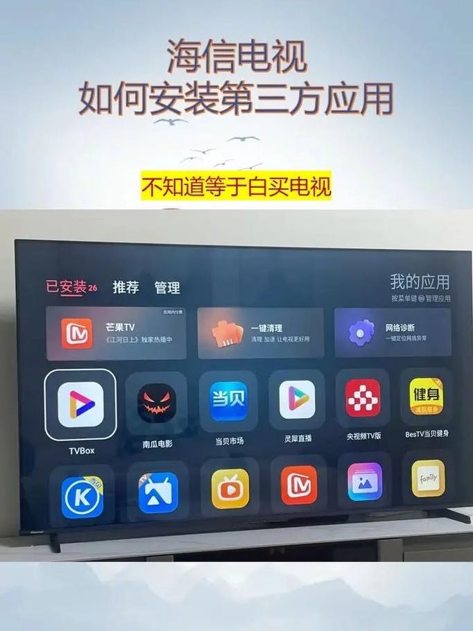 电视如何装第三方软件教程（电视怎么安装第三方app）