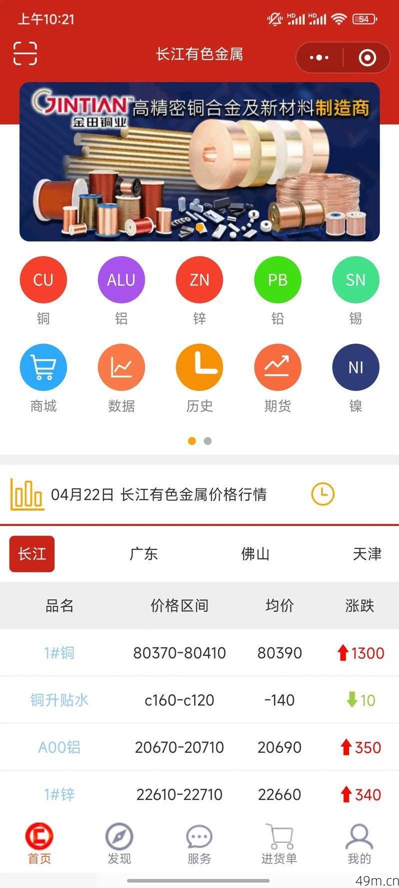 看铜价的软件手机app