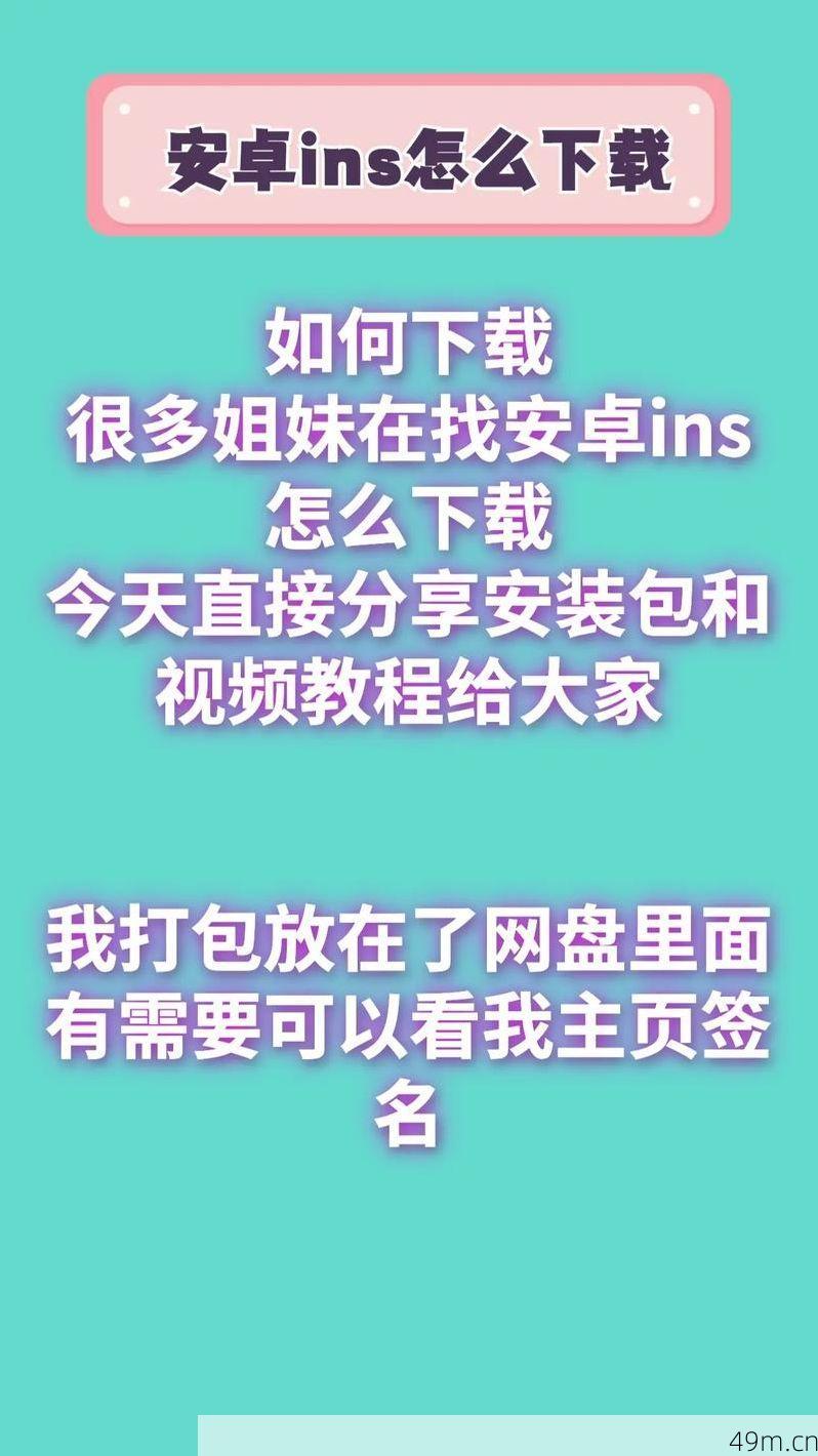 ins怎么下载安卓手机