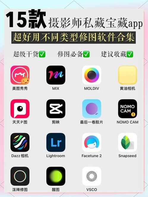 苹果修图软件（苹果修图软件叫什么）