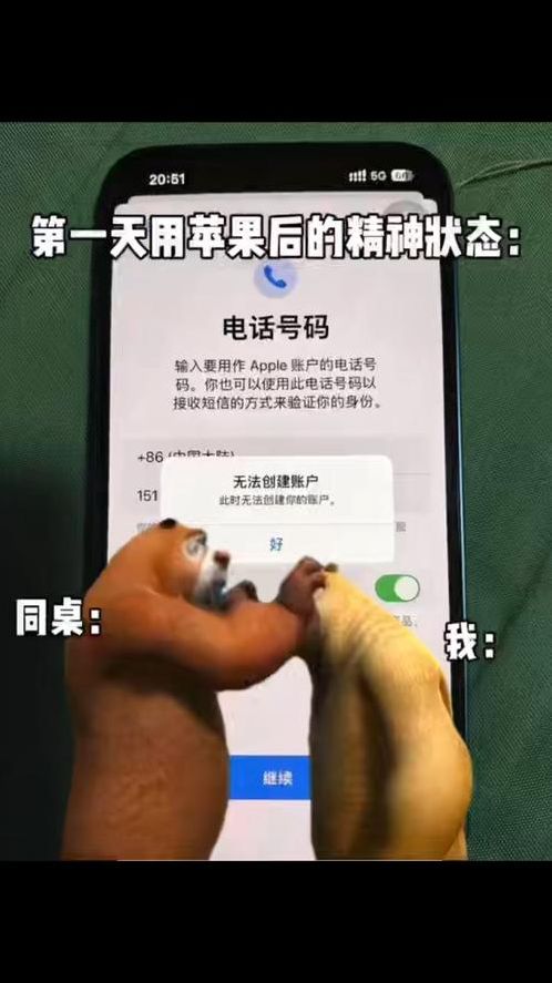 苹果id注册显示此时无法创建您的账户（注册苹果账号提示此时无法创建）