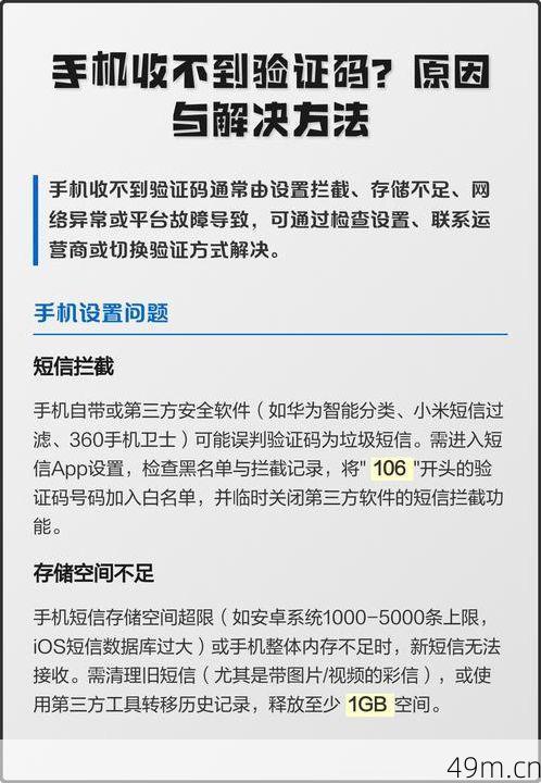 手机号收不到验证码是什么原因?我来帮你一步步排查!